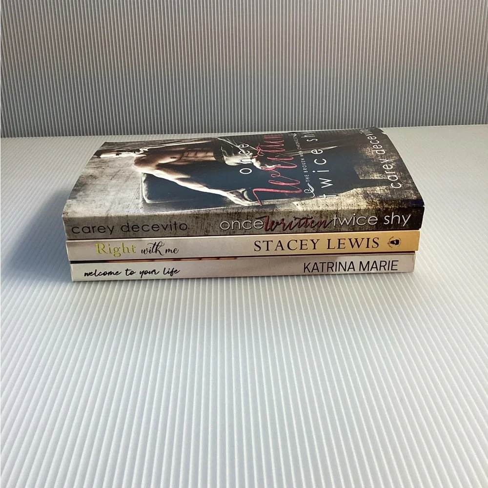 Signed Set of 3 Single Parent Romance Books